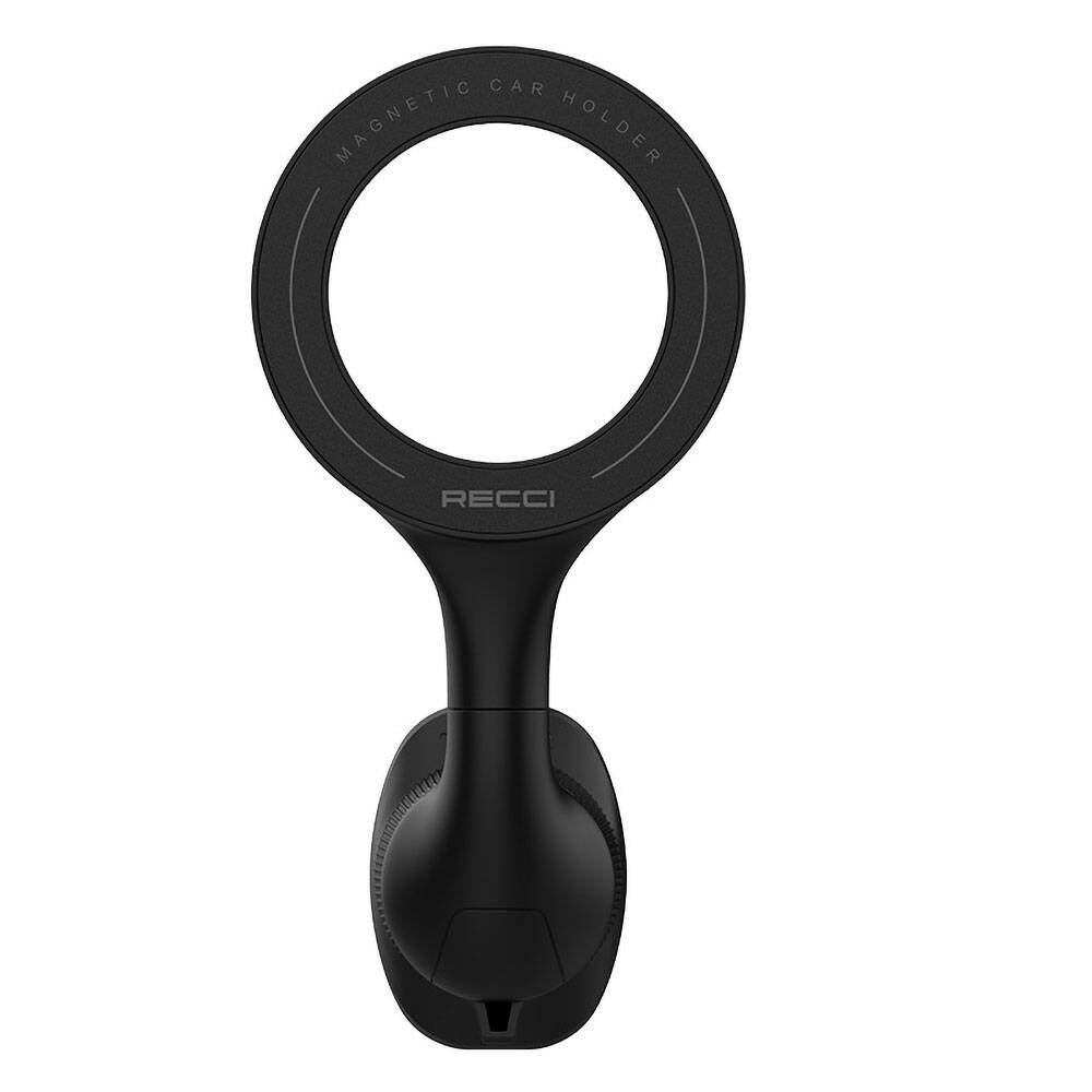 Recci RHO-C42 M-safe Magnetik 360° Dönebilen Havalandırma Tasarım Araç Telefon Tutucu Siyah