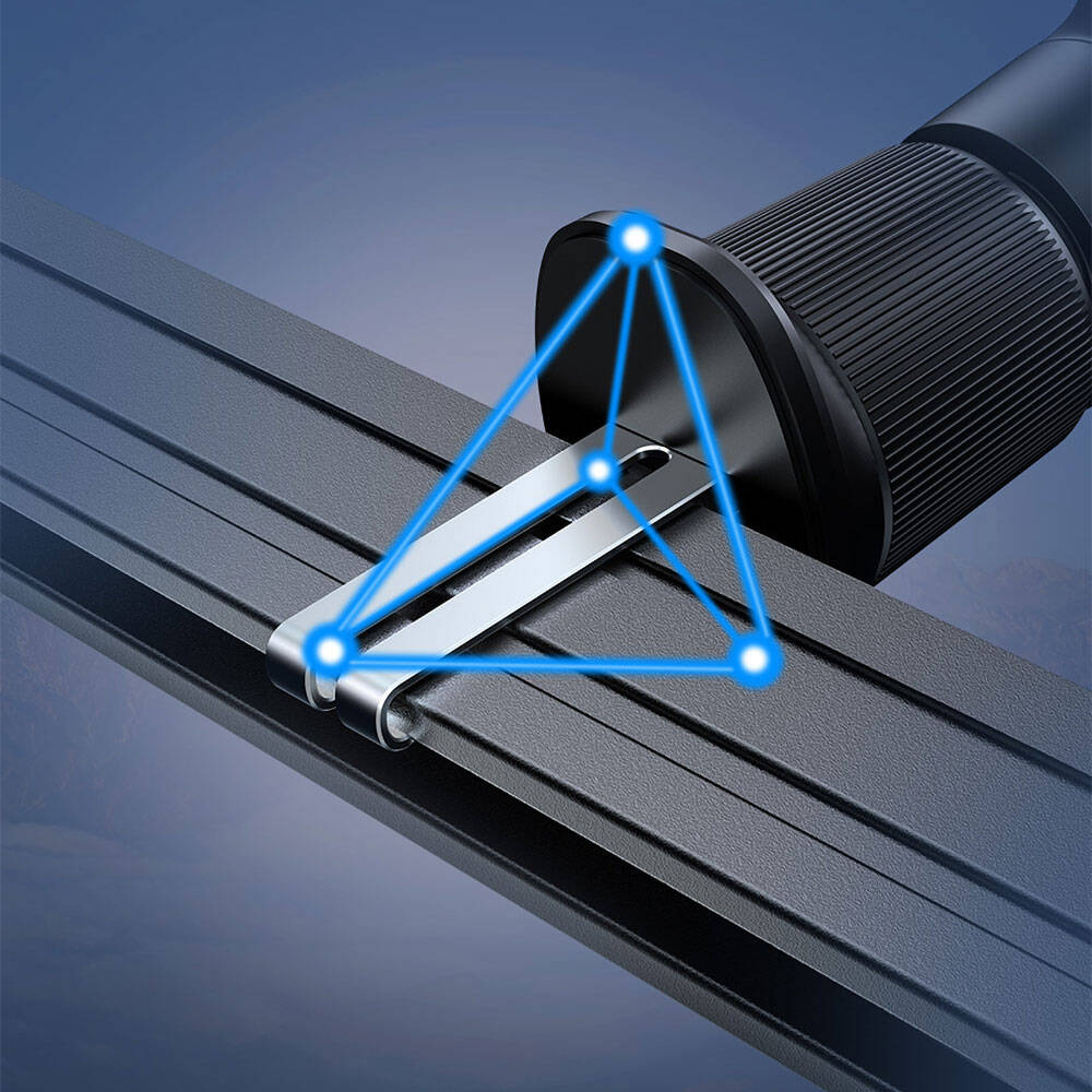 Recci RHO-C42 M-safe Magnetik 360° Dönebilen Havalandırma Tasarım Araç Telefon Tutucu Siyah