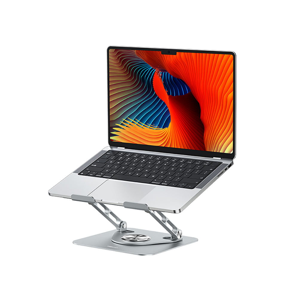 Recci RHO-M25 360 Derece Dönebilen Katlanabilir Laptop Standı Gri