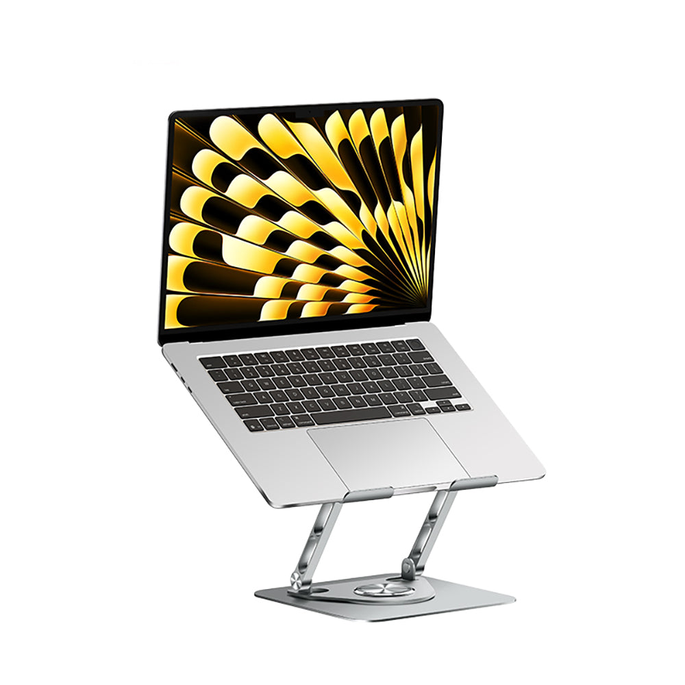 Recci RHO-M25 360 Derece Dönebilen Katlanabilir Laptop Standı Gri
