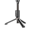 Recci RHO-P01 Bluetooth 5.0 Uzaktan Kumandalı Çok Fonksiyonlu Selfie Çubuğu 200mAh Siyah