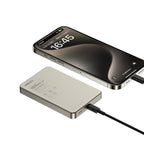 Recci RP26 PD 20W Ultra İnce Hızlı Şarj Özellikli Wireless Powerbank 15W 10000mAh Gold