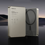 Recci RP26 PD 20W Ultra İnce Hızlı Şarj Özellikli Wireless Powerbank 15W 10000mAh Gold