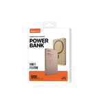 Recci RP33 PD 20W Ultra İnce Led Göstergeli Hızlı Şarj Özellikli Wireless Powerbank 15W 5000mAh Gri