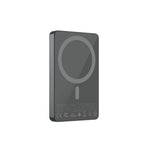 Recci RP35 PD 20W Led Göstergeli Hızlı Şarj Özellikli Wireless Powerbank 15W 10000mAh Gri