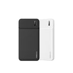 Recci RPB-N16C Ultra İnce Hızlı Şarj Özellikli Led Işık Göstergeli Wireless Powerbank 10000mAh Siyah