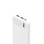 Recci RPB-N16C Ultra İnce Hızlı Şarj Özellikli Led Işık Göstergeli Wireless Powerbank 10000mAh Siyah
