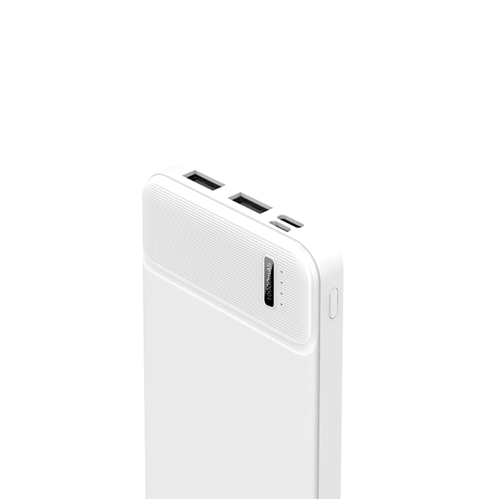 Recci RPB-N16C Ultra İnce Hızlı Şarj Özellikli Led Işık Göstergeli Wireless Powerbank 10000mAh Siyah