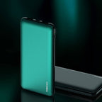 Recci RPB-P05 Greeny Serisi LED Işık Göstergeli Hızlı Şarj Özellikli Taşınabilir Powerbank 22.5W 10000mAh Kırmızı