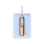 Recci RPB-P12 PD 20W Askı İpli Hızlı Şarj Özellikli Type-C Kablolu Powerbank 22.5W 9000mAh Mavi
