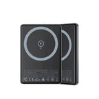 Recci RPB-W20 Taşınabilir Wireless Şarj ve PD Hızlı Şarj Özellikli Powerbank 15W 4900mAh Gold