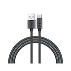 Recci RS08C Warrior Serisi 100W Hızlı Şarj Özellikli USB-A To Type-C Kablo 1.2M Gri