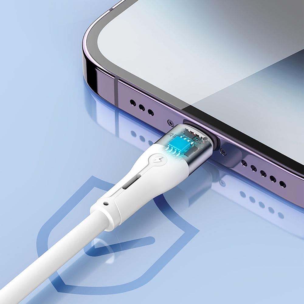 Recci RS11CC Type-C to Type-C PD Hızlı Şarj Özellikli Data ve Şarj Kablosu 65W 1M Beyaz
