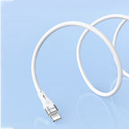 Recci RS11CL Type-C to Lightning PD Hızlı Şarj Özellikli Data ve Şarj Kablosu 20W 1M Beyaz
