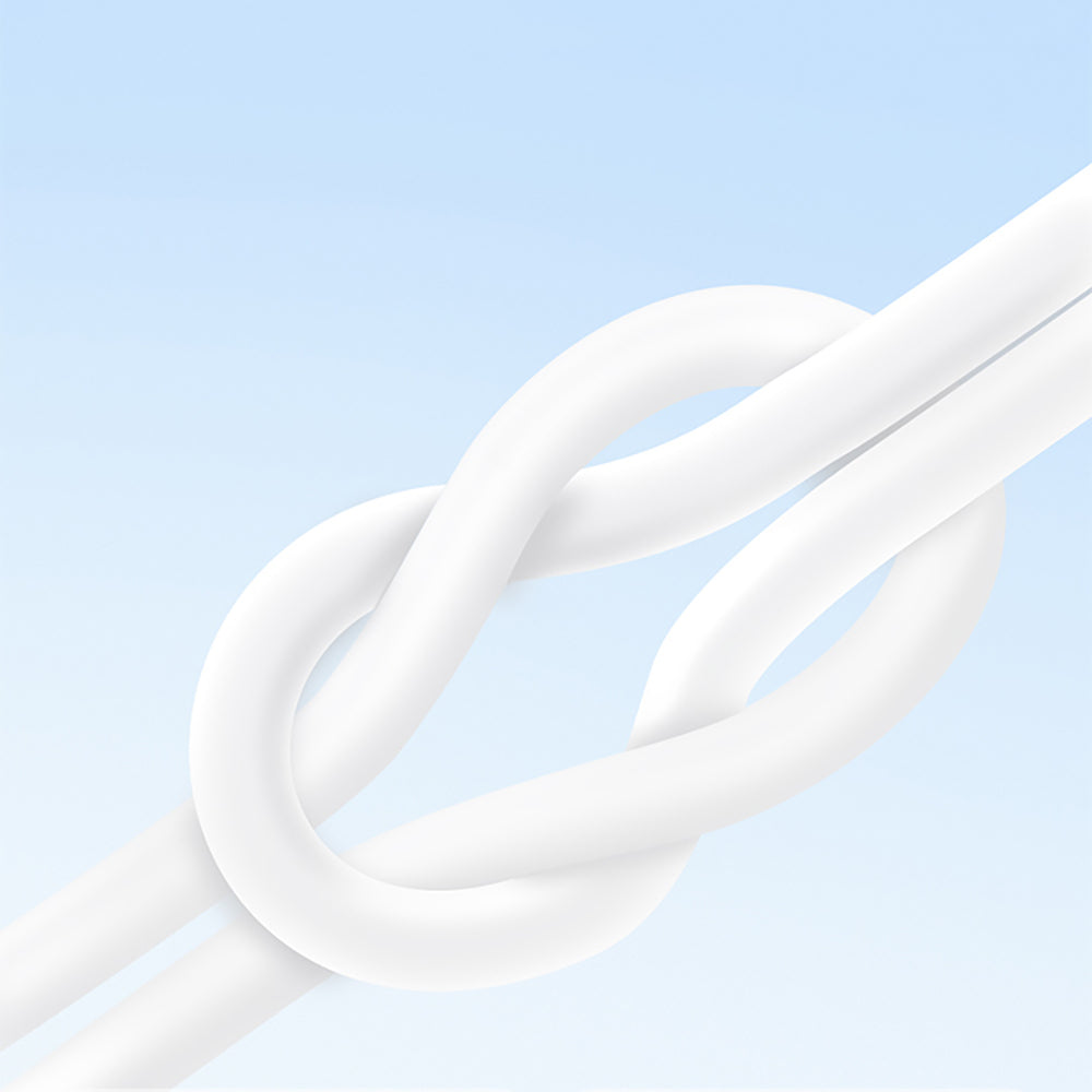 Recci RS52CC Type-C to Type-C PD Hızlı Şarj Özellikli Data ve Şarj Kablosu 65W 1M Beyaz