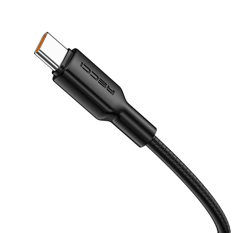Recci RS56CC Type-C to Type-C PD Hızlı Şarj Özellikli Data ve Şarj Kablosu 100W 1.2M Beyaz