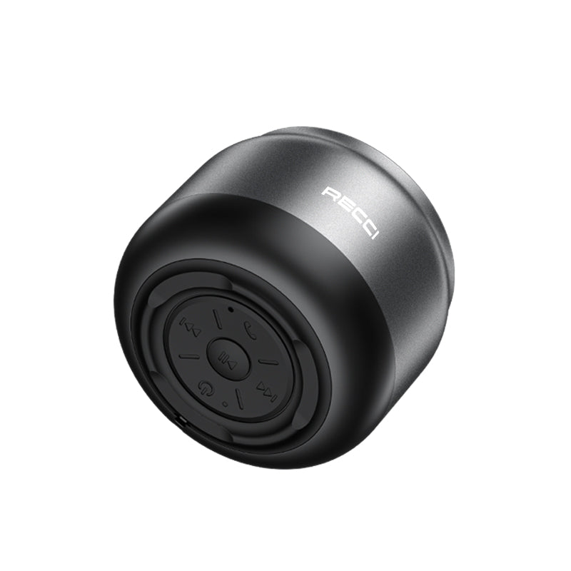 Recci RSK-W13 Hot Hatch Serisi Hi-Fi Wireless Bluetooth 5.0 Speaker Hoparlör 5W 1200mAh Siyah