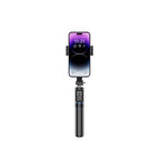 Recci RSS-W03 Bluetooth 5.0 Uzaktan Kumandalı Çok Fonksiyonlu Selfie Çubuğu Siyah