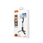 Recci RSS-W03 Bluetooth 5.0 Uzaktan Kumandalı Çok Fonksiyonlu Selfie Çubuğu Siyah