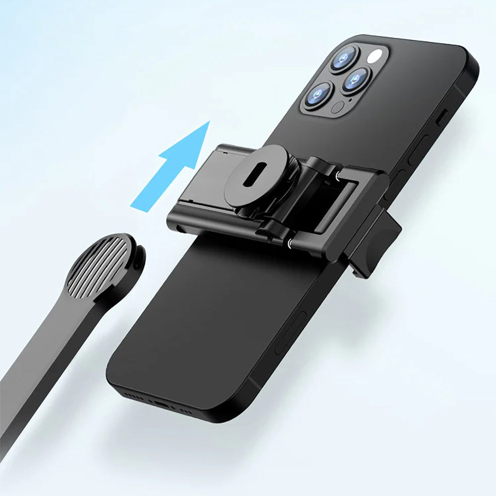 Recci RSS-W03 Bluetooth 5.0 Uzaktan Kumandalı Çok Fonksiyonlu Selfie Çubuğu Siyah