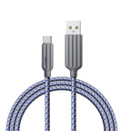 Recci RTC-N23C 3A Hızlı Şarj Özellikli Type-C to USB-A Kablo 1M Mavi
