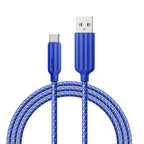 Recci RTC-N23C 3A Hızlı Şarj Özellikli Type-C to USB-A Kablo 1M Mavi