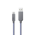 Recci RTC-N23M 2.4A Hızlı Şarj Özellikli Micro to USB-A Kablo 1M Gri