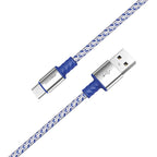Recci RTC-N32C Instant Serisi USB-A to Type-C 3A Hızlı Şarj Özellikli Şarj ve Data Kablosu 1M Gümüş