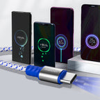 Recci RTC-N33C Instant Serisi USB-A to Type-C 3A Hızlı Şarj Özellikli Şarj ve Data Kablosu 2M Gümüş