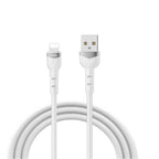 Recci RTC-N35L Hızlı Şarj Özellikli 100cm Lightning to USB-A Kablo Yeşil