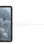 Recci RTC-P09CL Silicone Serisi 20W Hızlı Şarj Özellikli Type-C To Lightning PD Kablo 1.5M Beyaz