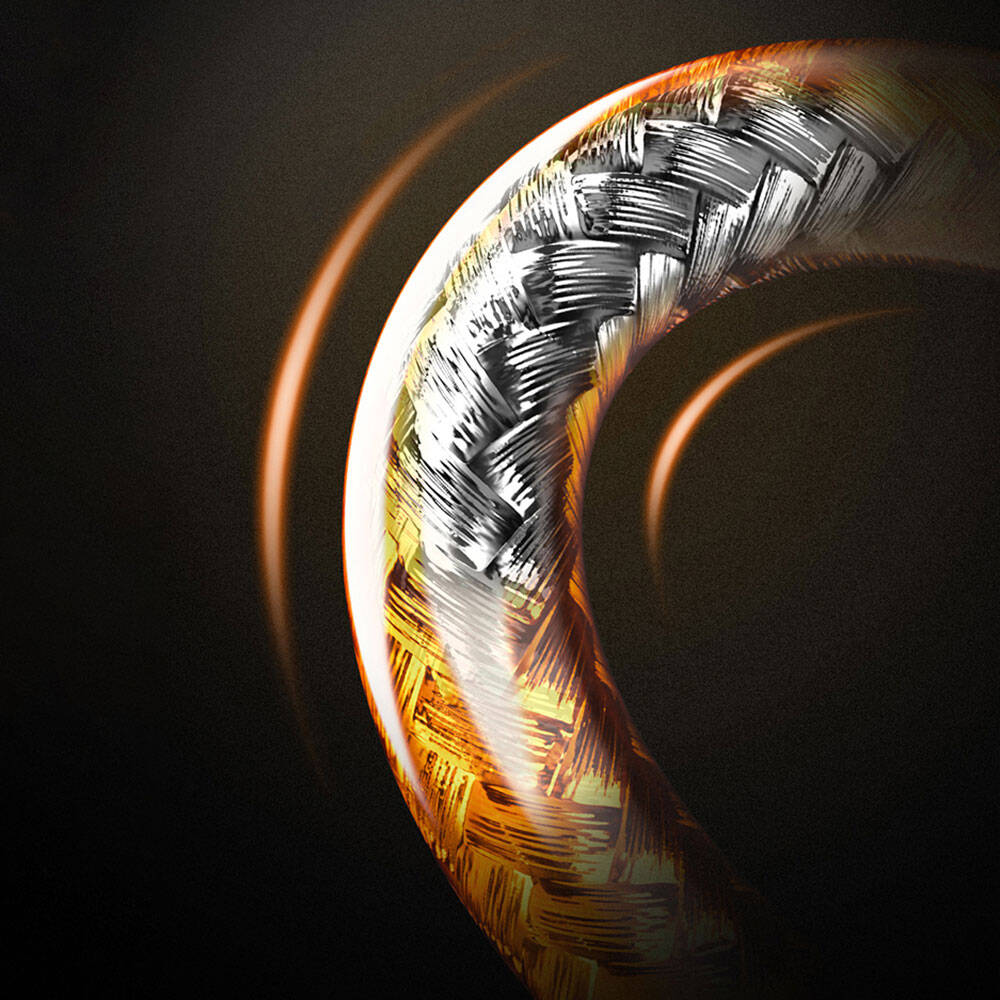 Recci RTC-P19CC Amber Serisi Type-C to Type-C PD 100W Şeffaf Tasarım Şarj ve Data Kablosu 1.5M Turuncu